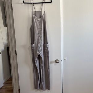 Elegant Light Gray Women's Jumpsuit